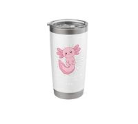 Im Boss but My Axolotl is in Denial Funny Salamander Humor Stainless Steel Insulated Tumbler