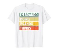 I'm Brando Doing Brando Things Funny Personalized Quote Value Graphic T-Shirt