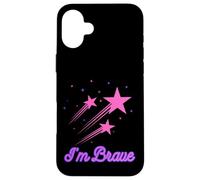 I'M BRAVE STARS SHOOTING STAR COLOURFUL Case for iPhone 16 Plus