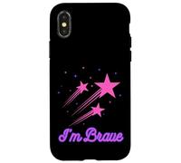 I'M BRAVE STARS SHOOTING STAR COLOURFUL Case for iPhone X/XS