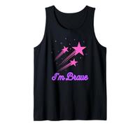 I'm Brave Stars Shooting Star Colourful Tank Top