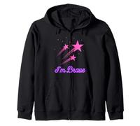 I'M BRAVE STARS SHOOTING STAR COLOURFUL Zip Hoodie