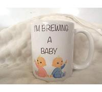 I'm Brewing a Baby 11oz Ceramic Mug Gift Xmas Birthday Christmas Fathers Day Mothers Day