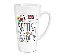 I'm British and Proud 17oz Large Latte Mug Cup
