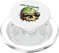 I'm broken, Funny Skate Boarding. Skateboard Skull PopSockets PopGrip for MagSafe