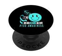 I'm Broken PTSD Awareness PopSockets Adhesive PopGrip