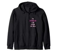 I'm Brooklyn. I will change the world! Personalized first Zip Hoodie