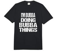 I'm Bubba Doing Bubba Things Vintage Personalized First Name Comfort Colors Adult Heavyweight T-Shirt