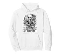 I'm But My Wife Skeleton Sipping Ale Pullover Hoodie
