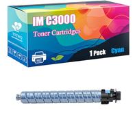 IM C3000 Toner Cartridges Compatible for Ricoh IMC3000 IM-C3000 IM C3500 Printers, High Yield 41000 Pages, Clear Printing with Chip (Cyan)