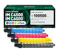 IM C4500 IM C6000 Toner Cartridge Set 4-Pack High Yield Replacement for Ricoh 842279 842282 842281 842280 Toner Compatible with Ricoh IM C4500 IM C6000 IM C5500 Printer Ink Black Cyan Magenta Yellow