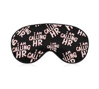 I'm Calling HR Blackout Sleep Mask for Side Sleeper Soft Covers for Travel Essentials Nap