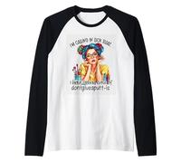 I'm Calling in Sick Today Dontgiveaputt-is Raglan Baseball Tee