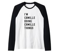 I'm Camille Doing Camille Things Raglan Baseball Tee
