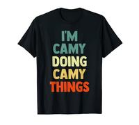 I'M Camy Doing Camy Things Fun Personalized Name Camy T-Shirt