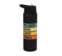 I'm Carry Doing Carry Things Funny Personalized Quote Stainless Steel Insulated Water Bottle