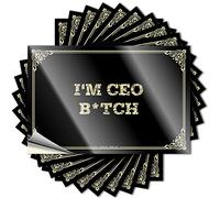 I'm CEO, B*tch Hard Accent - Beer Saying Self Adhesive Sticker(12X18CM)