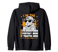 I'm CEO | Farmer | Cow Whisperer Zip Hoodie