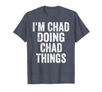 I'm Chad Doing Chad Things Shirt Personalized First Name T-Shirt, Men, Heather Blue, 6X-Large