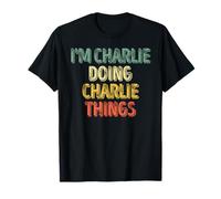 I'm Charlie Doing Charlie Things Shirt Personalized Name T-Shirt