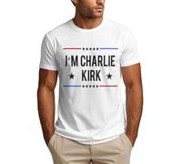 I'm Charlie Shirt Stand with Charlie Kirk Memorial Men's T-Shirt