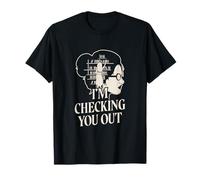 I'm Checking You Out Funny Librarian Book Lover Pun T-Shirt