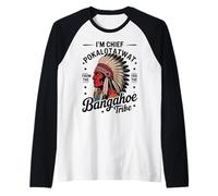 I'm Chief Pokalotatwat from The Tribe Native America Trendy Raglan Baseball Tee