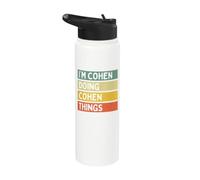 I'm Cohen Doing Cohen Things Funny Personalized Quote Stainless Steel Insulated Water Bottle