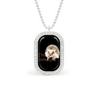 I'm Coming Funny Hedgehog Funny Pendant Necklace for Women Personalized Fashion Jewelry Diamond Necklaces for Wedding Birthday Gold Silver