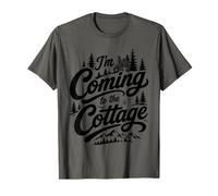 I'm Coming to The Cottage Camping Cabin Nature Adventure T-Shirt