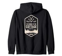 I'm Coming to The Cottage Canada Zip Hoodie