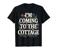 I'm Coming to The Cottage Funny Botanical Wildflower T-Shirt