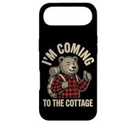 I'm Coming To The Cottage Funny Vintage Bear Hiker Vacation Case for iPhone Air