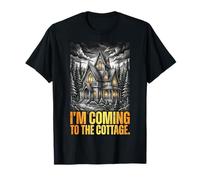 I'm Coming to The Cottage Vintage Forest Cabin T-Shirt