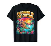 I'm Coming to The Cottage Vintage Forest Cabin T-Shirt