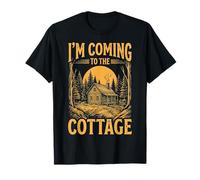 I'm Coming to The Cottage Vintage Forest Cabin T-Shirt