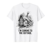 I'm Coming to The Cottage Vintage Forest Cabin T-Shirt