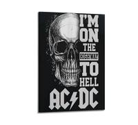 I'm Communicating in Hell Metal Art Poster Poster Decorative Painting Canvas Wall Posters And Art Picture Print Modern Family Bedroom Decor Posters 08x12inch(20x30cm)