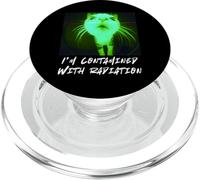 I'm Contaminated With Radiation Funny Internet Cat Gen-Z PopSockets PopGrip for MagSafe