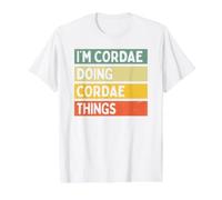 I'm Cordae Doing Cordae Things Funny Personalized Quote Value Graphic T-Shirt