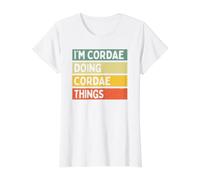 I'm Cordae Doing Cordae Things Funny Personalized Quote Value Graphic T-Shirt, Women, White, M