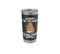 I'm Cranky I'm Going Through My Terrible 70’s Funny Capybara Stainless Steel Insulated Tumbler