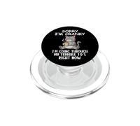 I'm Cranky I'm Going Through My Terrible 70’s Funny Cat PopSockets PopGrip for MagSafe