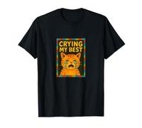 Im Crying My Best Kitty Cat Cute Sad Cat Lover Humor T-Shirt