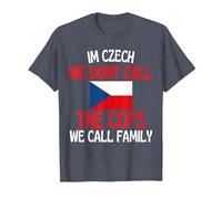 Im Czech Funny Slogan for All of Czech Republic T-Shirt, Men, Heather Blue, Medium