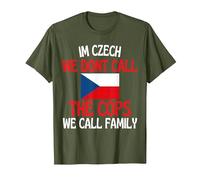 Im Czech Funny Slogan for All of Czech Republic T-Shirt, Men, Olive Green, Medium