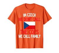 Im Czech Funny Slogan for All of Czech Republic T-Shirt, Men, Orange, X-Large