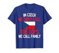 Im Czech Funny Slogan for All of Czech Republic T-Shirt, Men, Royal Blue, Medium