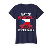Im Czech Funny Slogan for All of Czech Republic T-Shirt, Women, Navy Blue, Medium