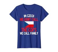 Im Czech Funny Slogan for All of Czech Republic T-Shirt, Women, Royal Blue, Medium